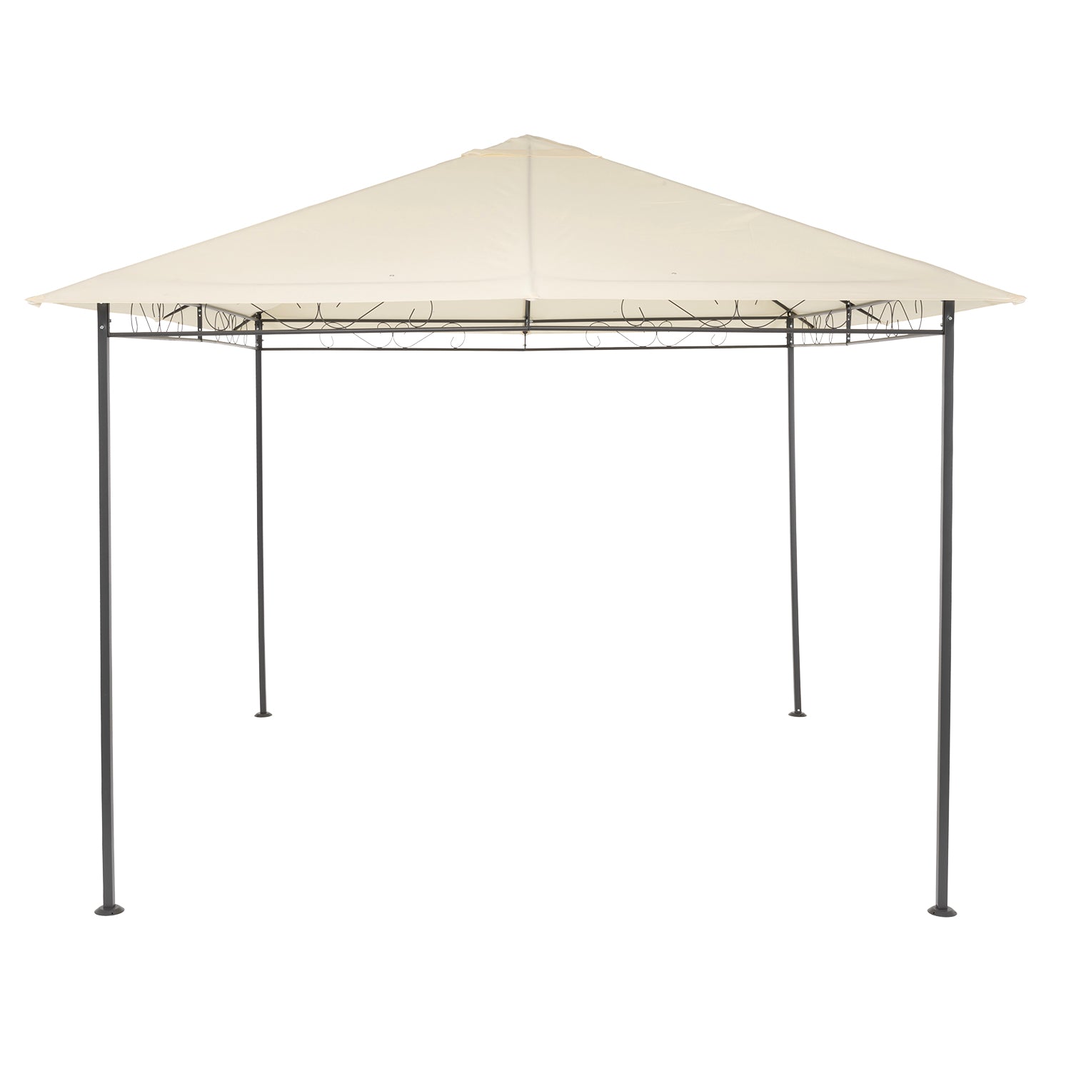 VESTIAMO CASA GIARDINO - Gazebo con telo Ecrù 3x3 metri